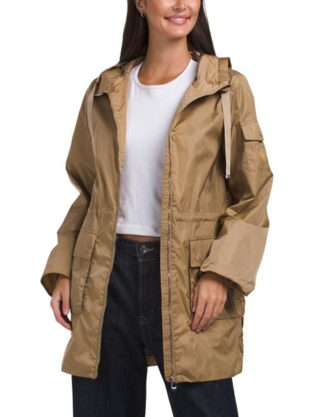 SAVE THE DUCK Diletta Mid-length Windbreaker